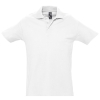 Рубашка поло мужская SPRING II, белый, 3XL, 100% хлопок, 210/м2, белый, гребенной хлопок 100%, плотность 210 г/м2, пике