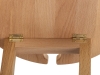 Деревянный столик на складных ножках «Outside party», коричневый, бук