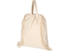 Сумка-рюкзак «Pheebs» из переработанного хлопка, 210 г/м², натуральный, хлопок