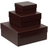 Коробка Emmet, средняя, коричневая, коричневый, картон