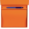 Набор Spring Shall, оранжевый с синим, оранжевый, искусственная кожа; пластик; покрытие софт-тач; переплетный картон