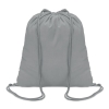 Рюкзак на шнурках 100г/см, серый, хлопок
