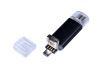 USB 3.0/micro USB/Type-C- флешка на 32 Гб, черный, металл