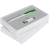 Набор Twist White, белый с зеленым, 16 Гб, зеленый, белый, пластик; покрытие софт-тач; металл