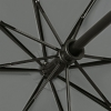 Зонт складной Fiber Magic, серый, серый, купол - эпонж, 190t; рама - металл; спицы - стеклопластик; ручка - пластик