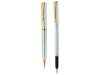 Набор «Pen and Pen»: ручка шариковая, ручка-роллер, черный, желтый, серебристый, металл