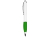 Ручка пластиковая шариковая с антибактериальным покрытием CARREL, зеленый, пластик