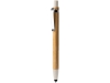 Ручка-стилус шариковая бамбуковая NAGOYA, бежевый, растительные волокна