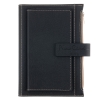 Записная книжка Pierre Cardin в обложке, черная, 21,5 х 15,5, 3,5 см, черный