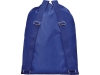 Рюкзак «Lerу» с парусиновыми лямками, синий, полиэстер