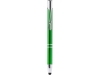 Ручка-стилус металлическая шариковая KRUGER, зеленый
