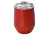 Вакуумная термокружка «Sense», непротекаемая крышка, крафтовая упаковка, красный, металл
