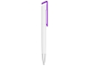 Ручка-подставка «Кипер», белый, фиолетовый, пластик