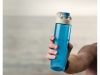 Бутылка для воды «ADVENTURER», голубой, пластик