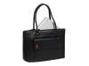 Стильная женская сумка для ноутбуков до 15.6”, черный, полиэстер, пластик