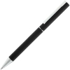 Ручка шариковая Blade Soft Touch, черная, черный, металл; покрытие софт-тач