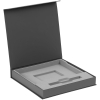 Коробка Memoria под ежедневник и ручку, серая, серый, переплетный картон; покрытие софт-тач
