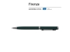 Ручка металлическая шариковая «Firenze», софт-тач, зеленый, soft touch