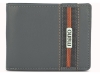 Бумажник «Don Leonardo», серый, кожа