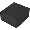 Коробка подарочная складная,  черный, 22 x 20 x 11cm,  кашированный картон,  тиснение, шелкогр., черный, картон