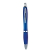 Шариковая ручка синие чернила, голубой, пластик