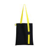 Шоппер Superbag black (чёрный с жёлтым), чёрный с жёлтым, хлопок