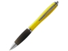 Ручка пластиковая шариковая «Nash», черный, желтый, пластик