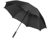 Зонт-трость «Glendale», черный, серый, полиэстер