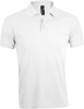 Рубашка поло мужская Prime Men, белая, белый, полиэстер 65%; хлопок 35%, плотность 200 г/м²; пике
