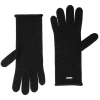 Перчатки Alpine, удлиненные, черные, черный, шерсть