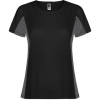 Спортивная футболка SHANGHAI WOMAN женская, ЧЕРНЫЙ/ТЕМНЫЙ ГРАФИТ 2XL, черный/темный графит