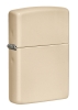 Зажигалка ZIPPO Classic с покрытием Flat Sand, латунь/сталь, бежевая, глянцевая, 38x13x57 мм, бежевый