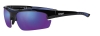 Солнцезащитные очки ZIPPO спортивные, унисекс, чёрные, оправа из поликарбоната, пластик
