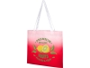 Эко-сумка «Rio» с плавным переходом цветов, красный, полиэстер