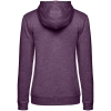 Толстовка с капюшоном женская Hoodie, фиолетовый меланж, фиолетовый, плотность 280 г/м², хлопок 60%; полиэстер 40%