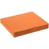 Набор Flat, оранжевый, оранжевый, покрытие софт-тач; пластик; картон