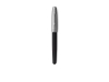 Перьевая ручка Parker Sonnet, F, черный, серебристый, металл