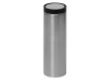 Вакуумная термокружка «Noble» с 360° крышкой-кнопкой, крафтовый тубус, серебристый, металл
