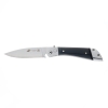 Нож складной Stinger, 90 мм (серебристый), материал рукояти: сталь, смола (чёрный), черный, нержавеющая сталь, нержавеющая сталь, дерево