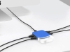 USB хаб «Mini iLO Hub», синий, пластик