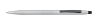 Шариковая ручка Cross Classic Century Brushed Chrome, серебристый, латунь
