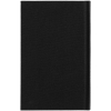Ежедневник Lotus Mini, недатированный, черный, черный, ткань