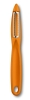 Овощечистка VICTORINOX универсальная, двустороннее зубчатое лезвие, оранжевая рукоять, оранжевый, пластик
