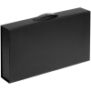 Коробка с ручкой Platt, черная, черный, картон