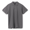 Рубашка поло мужская Spring 210, темно-серая, серый, хлопок