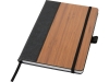 Блокнот A5 «Note» с обложкой из бамбука, черный, бамбук