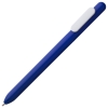 Ручка шариковая Swiper, синяя с белым, белый, пластик