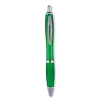 Шариковая ручка синие чернила, прозрачно-зеленый, пластик