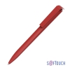 Ручка шариковая TRIAS SOFTTOUCH, красный, пластик/soft touch
