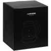 Электрический чайник Lumimore, стеклянный, серебристо-черный, черный, серебристый